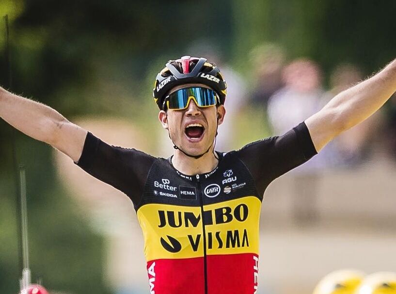 Wout van Aert - professional cyclist for Team Jumbo–Visma